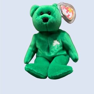 Ty Beanie Baby Erin The Bear 1997 Retired Plush Toy